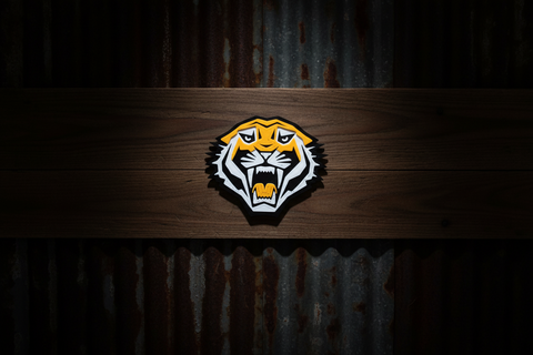 Roaring Tiger Head Magnet – 3D Printed Spirit Edition