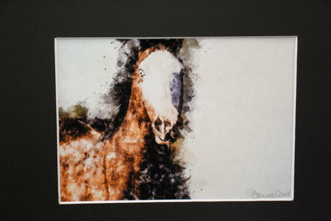 Genna Card Copper Spirit Horse Print