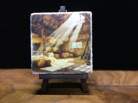 Barn Tile w/ Easel by Ravaged Barn