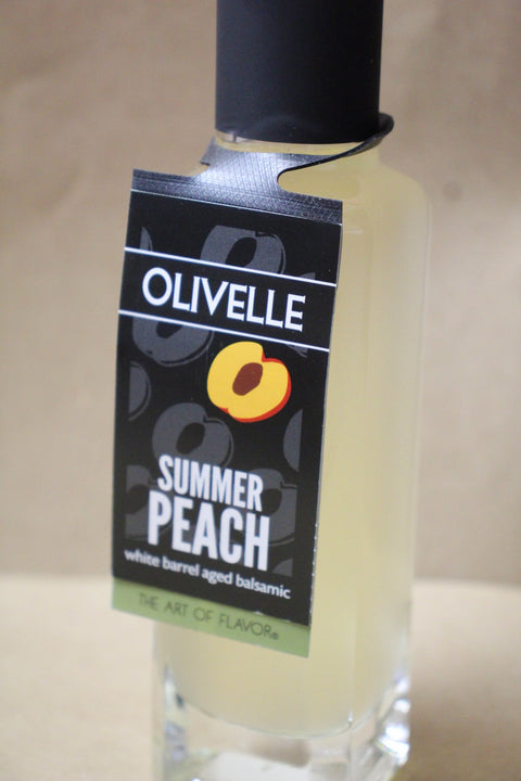 Summer Peach White Barrel Aged Balsamic by Olivelle