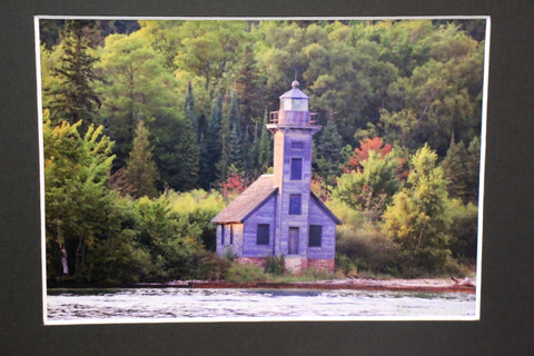 Genna Card Grand Island East Channel Lighthouse Print