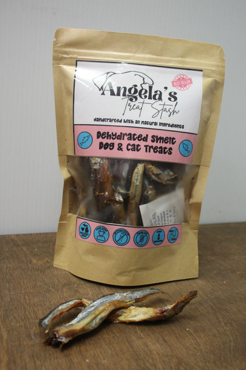 Smelt Crunchies dog & cat treats