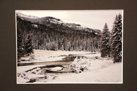 Genna Card Snowy River Bend Print