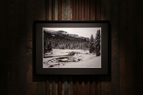 Genna Card Snowy River Bend Print