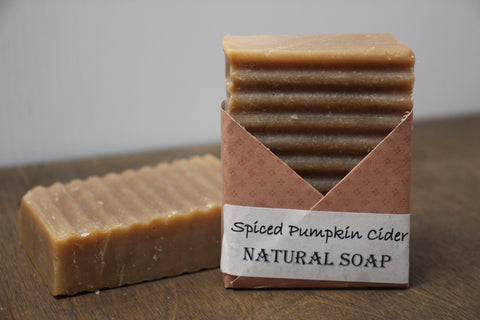 Natural Handmade Spiced Pumpkin Cider Soap by Joellen Clark