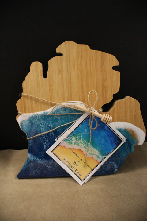 Michigan Bamboo  Charcuterie  Board by The Ravaged Barn