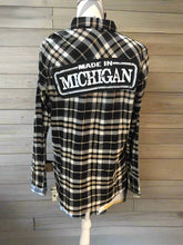 Load image into Gallery viewer, S - Made in MI Plaid Flannel Shirt by Center Road Studio
