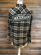 Load image into Gallery viewer, XL - Made in MI Plaid Flannel Shirt by Center Road Studio
