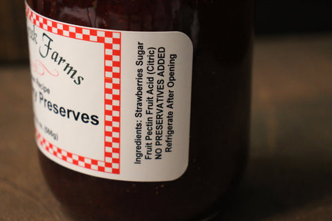 Strawberry Preserves by Cove Creek Farms