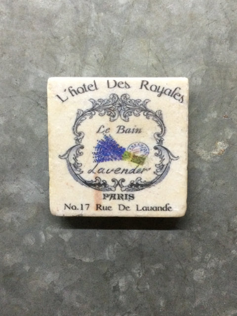 L'hotel Des Rosales Tile Magnet by Ravaged Barn