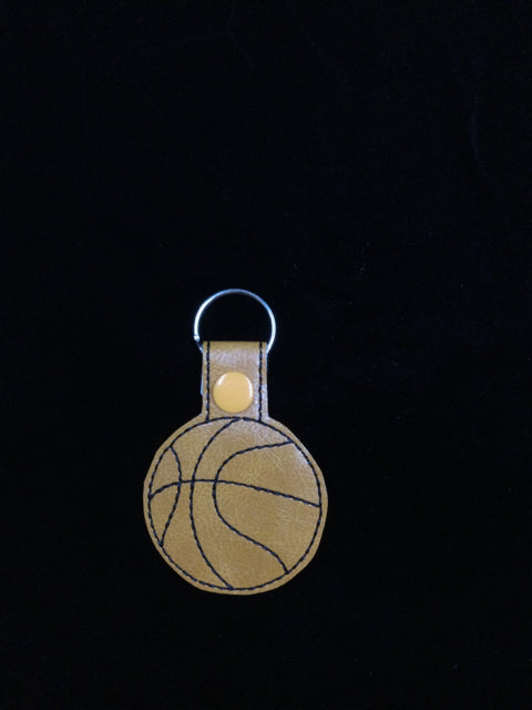 Basketball Key Chain by Stitching Critters