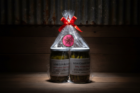 Cove Creek Farms Habanero Dill Pickles & Dilly Green Beans Gift Set