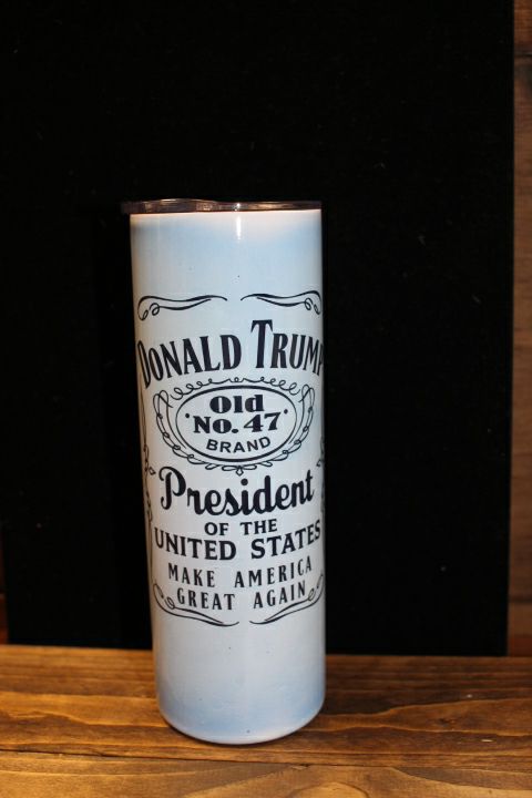 Old No. 47 Trump 20 Oz Stainless Steel Travel Cup by June Bugs