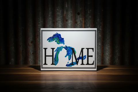 Michigan Home 6" x 4" by Ravaged Barn
