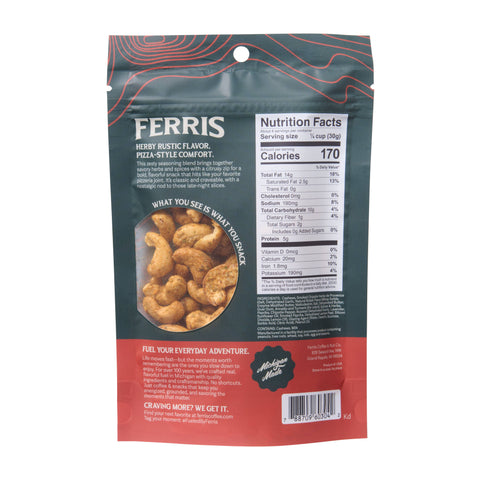 Tuscan Pizza Cashews 4.5 oz.