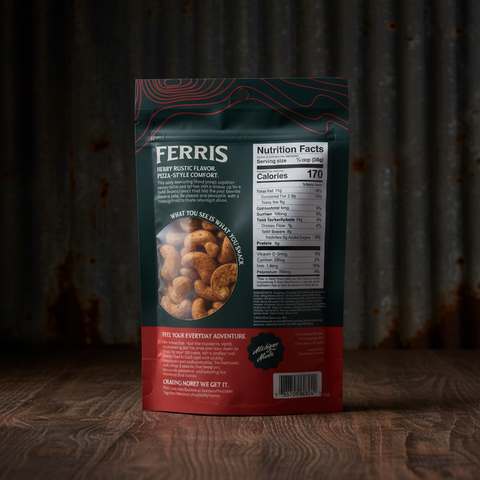 Tuscan Pizza Cashews 4.5 oz.