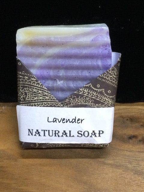 Natural Handmade Lavender Soap by Joellen Clark