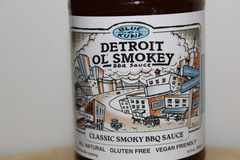 Detroit Ol' Smokey BBQ Sauce by Blue Kuna