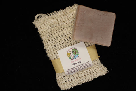 Rosehip Tallow Soap with sisal bag  by Creations by the Creek