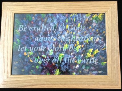 Be Exalted, O God Wall Decor by Sanctified Home