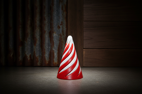 Peppermint Twist Spiral Fidget Cone – Holiday Edition