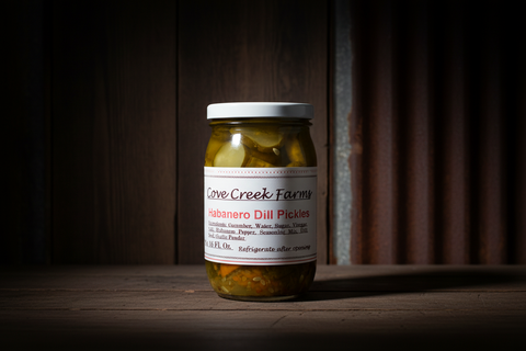 Habanero Dill Pickles by Cove Creek Farms