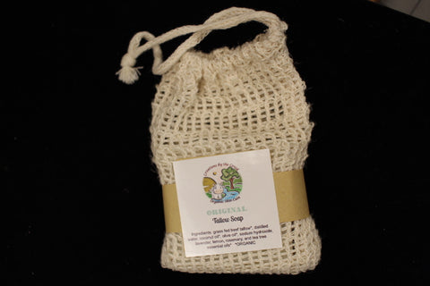 Original Tallow Soap with Sisal Bag  by Creations by the Creek