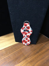 Load image into Gallery viewer, Red floral Lip Balm Holder by Almosta Bee Farm
