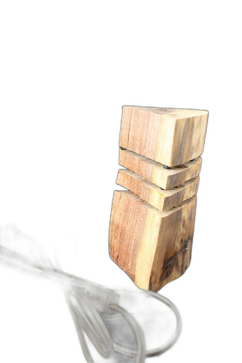 Unfinished Rustic Log Lamp Yellow Light Decorative Pieces