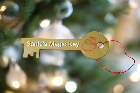 Santa's Magic Key Holiday Ornament