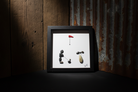 Golf Art By Amy Shadow Box