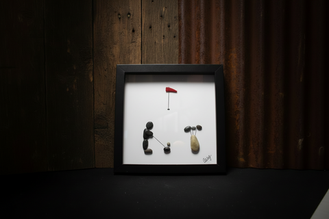 Golf Art By Amy Shadow Box