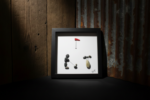 Golf Art By Amy Shadow Box