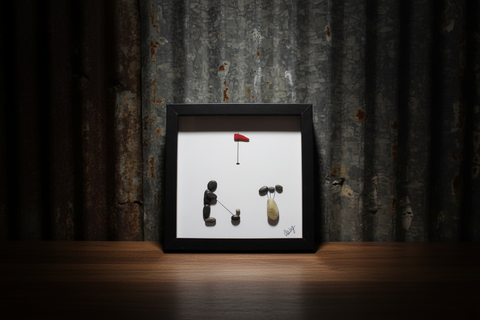 Golf Art By Amy Shadow Box