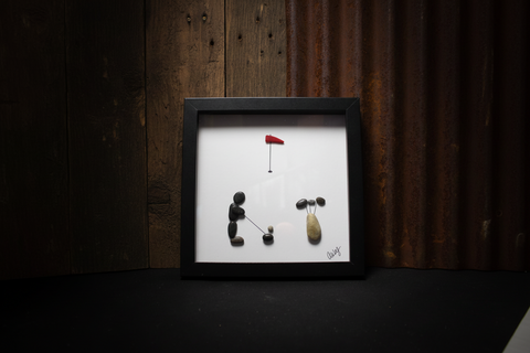 Golf Art By Amy Shadow Box