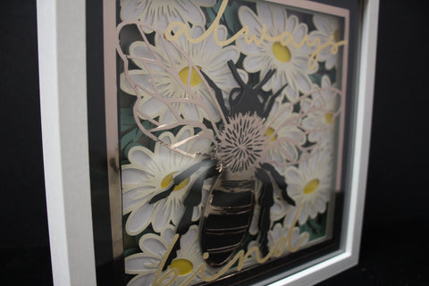 Always Bee Kind Shadow Box Frame