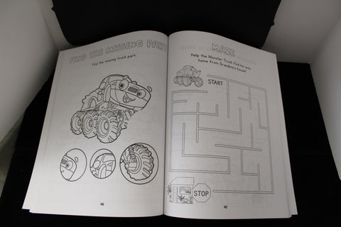 My Monster Truck Goes Everywhere With Me Coloring and Activity Book