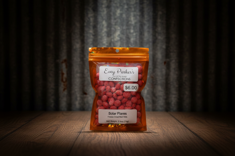 Solar Flares (Red Hots) Evey Parker's Out of This World Candy