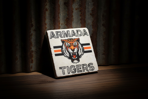 Armada Tiger Ravaged Barn Coasters