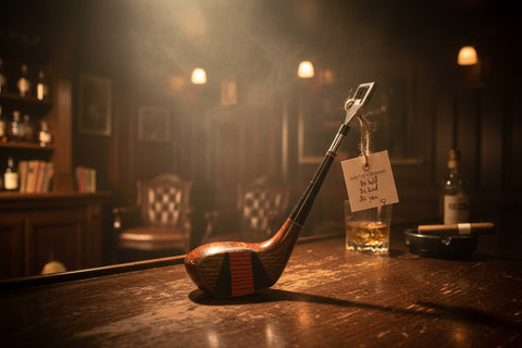 Millertime Tools Vintage Laminated Wood Driver Golf Club Bottle Opener