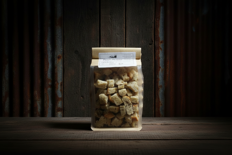On the floor Croutons