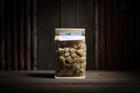On the floor Croutons