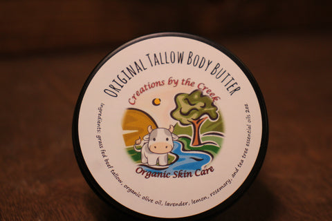 Original Tallow Body Butter, 2oz by Creations by the Creek