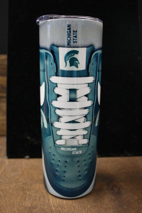 Michigan State Cleat 20 Oz Stainless Steel Tumbler