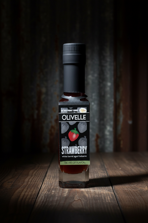 Strawberry White Barrel Aged Balsamic by Olivelle