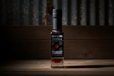Strawberry White Barrel Aged Balsamic by Olivelle