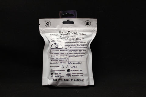 Pawfect Gourmet Collection Pate Paws Dog Treats