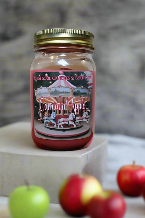 Carnival Apple Wood Wick 11oz Candle by Gypsy Soul