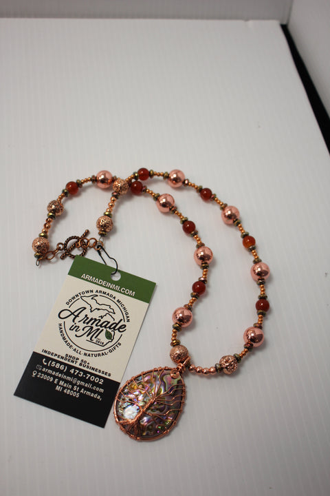 Abalone Chain Size 22 inch Outrageously Millie Necklaces & Pendants