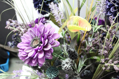Spooky Midnight Bloom - Halloween Floral Arrangement
